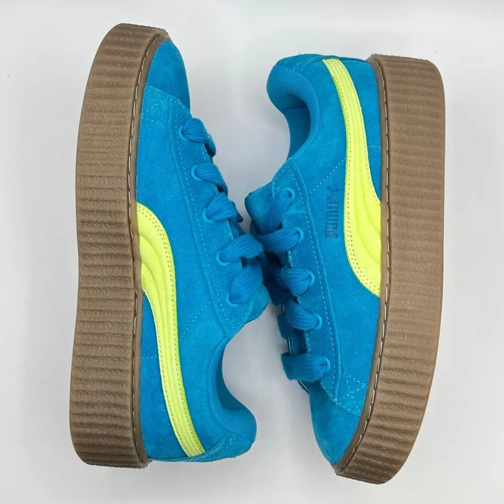 Women’s Puma Rihanna Fenty Creeper Phatty Speed Blue Size 8 - 7399332-02 NEW - Picture 5 of 8